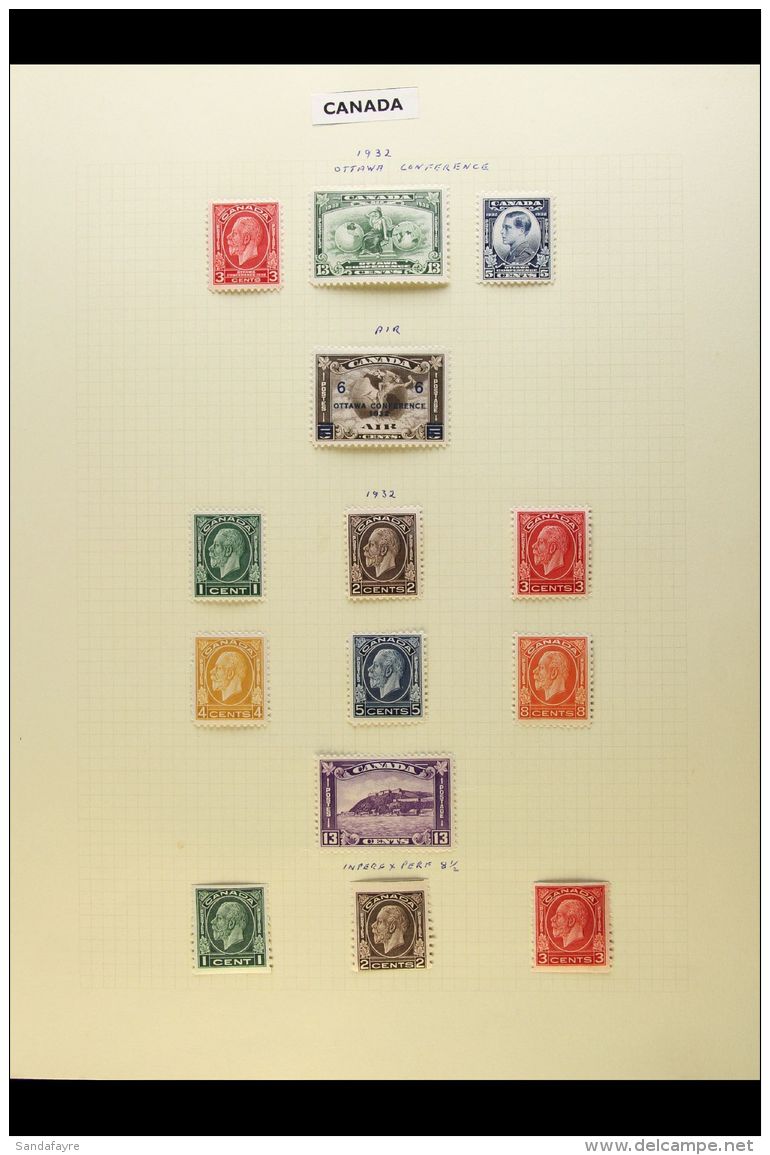 1915-52 MINT COLLECTION Includes 1915 1c And 2c War Tax, 1926 Both 2c On 3c Surcharges, 1927 Confed/Historical... - Autres & Non Classés