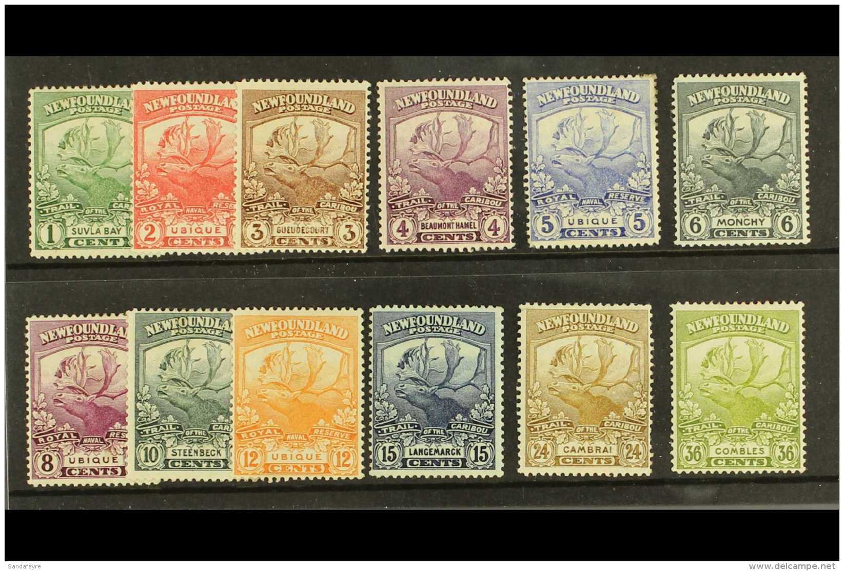 1919 Caribou Definitive Set, SG 130/41, Fine Hinged Mint (12 Stamps) For More Images, Please Visit... - Other & Unclassified