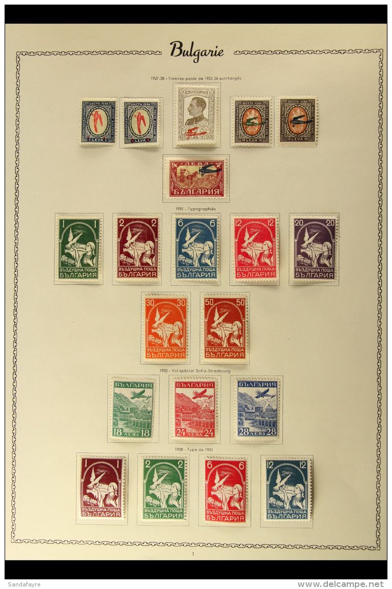 1927-46 FINE MINT AIR POST STAMPS COLLECTION An All Different Collection On Specialist Printed Album Pages,... - Other & Unclassified