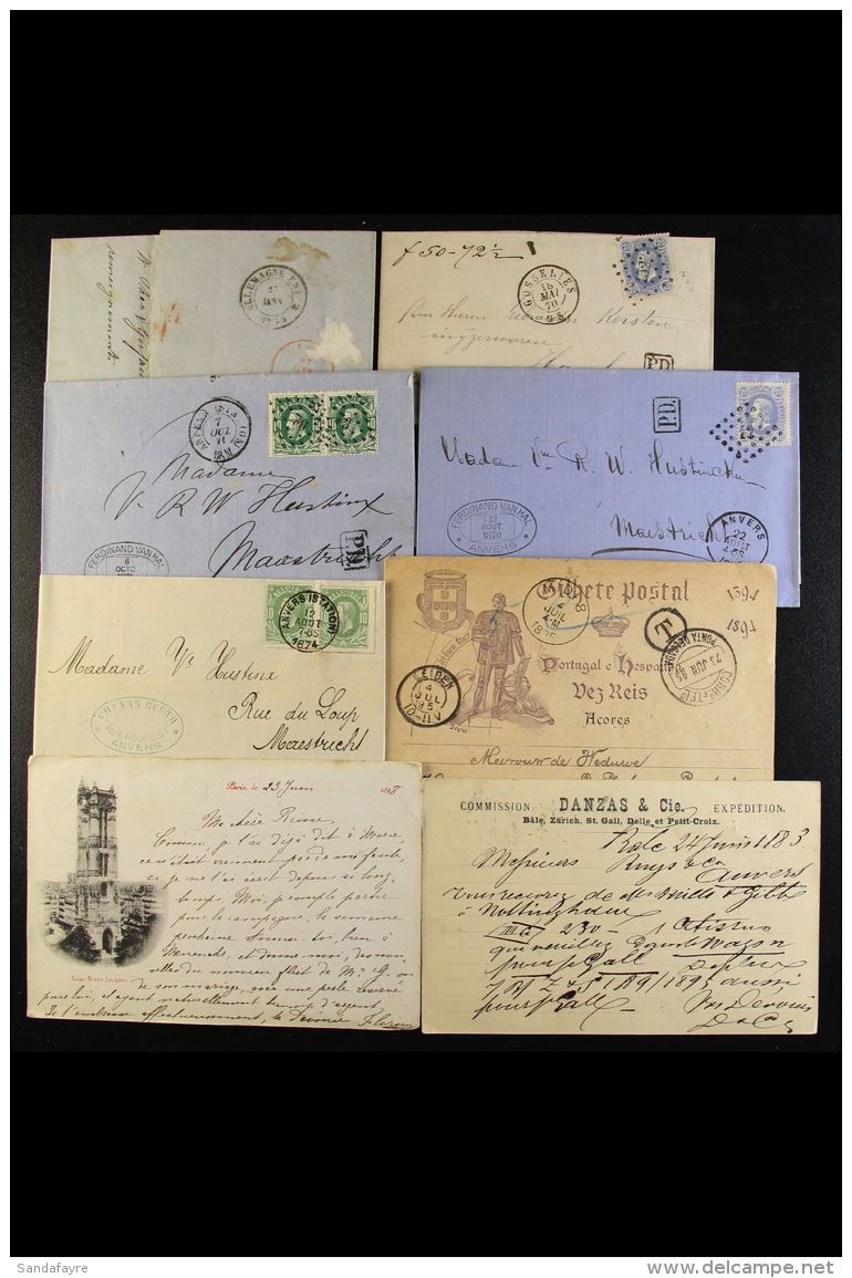 1869-1899 RAILWAY COVERS &amp; CARDS A Delightful Collection Of Entires, Commercial Covers &amp; Postal Stationery... - Andere & Zonder Classificatie