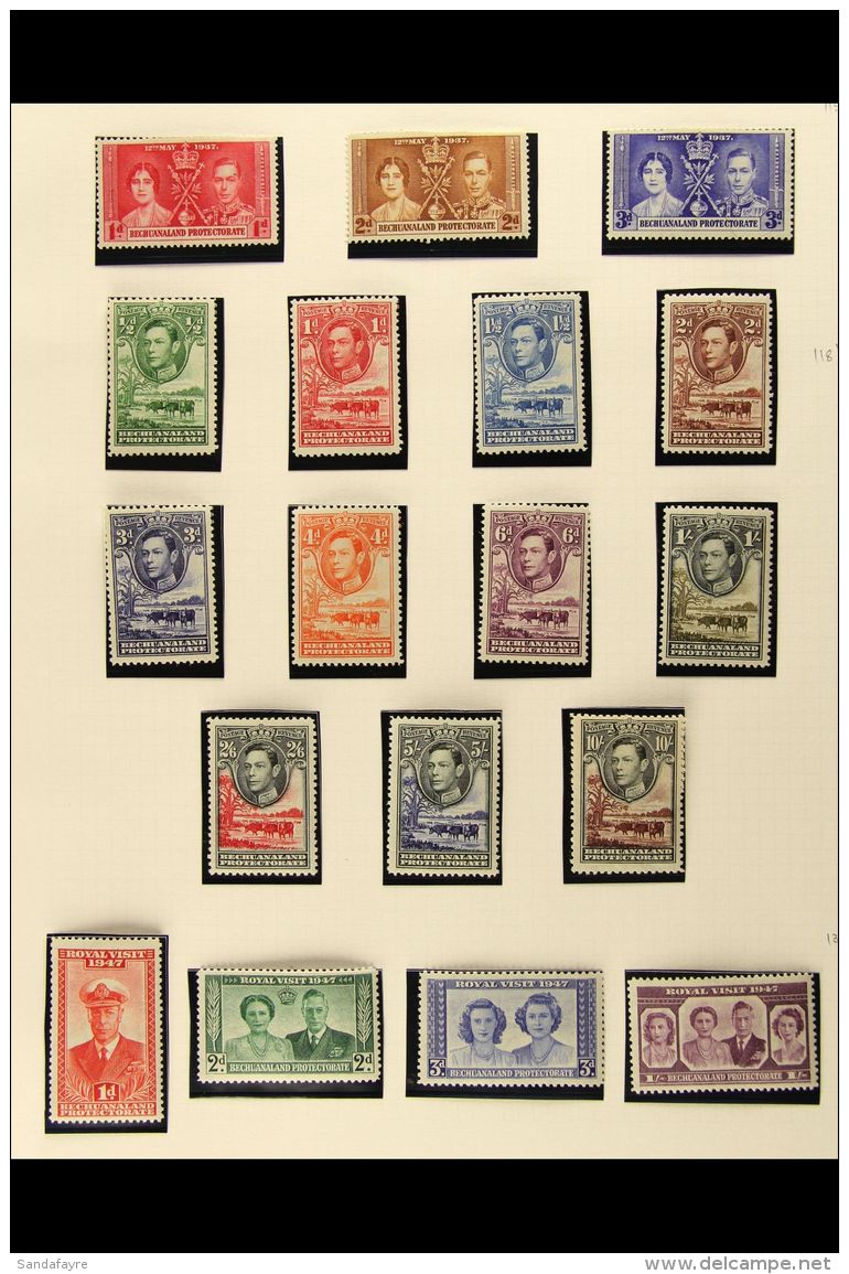 1937- 1978 INTERESTING MINT COLLECTION Presented On Album Pages. Includes 1938-52 Complete Pictorial Set, 1953-58... - Other & Unclassified