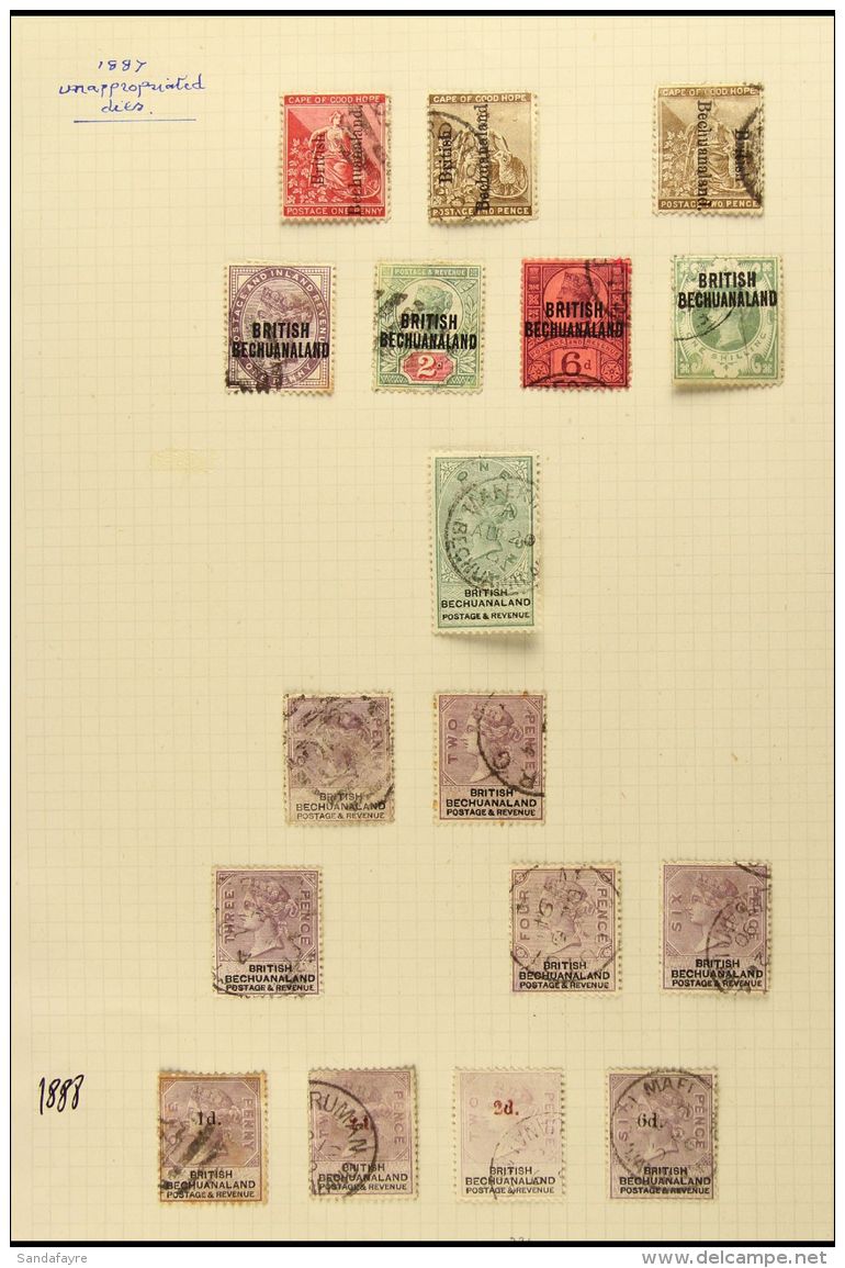 1885-1958 GOOD USED COLLECTION An All Different Collection Which Includes Crown Colony 1885-87 &frac12;d And 1d... - Autres & Non Classés