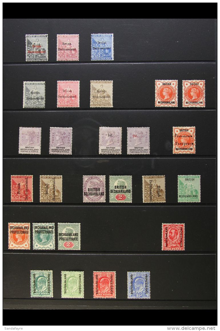 1885-1913 MINT COLLECTION Presented On A Stock Page. Includes 1885-87 CC/CA Watermark Set &amp; Anchor Wmk Set To... - Other & Unclassified