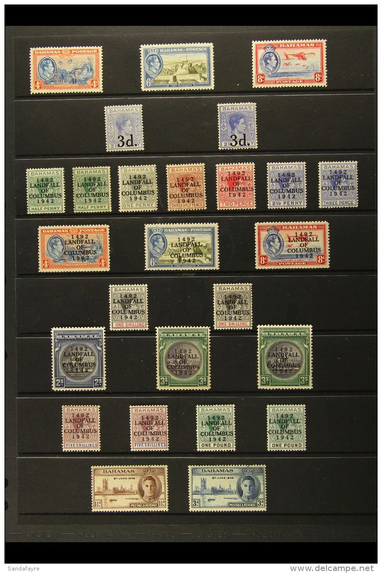 1931-52 VALUABLE MINT COLLECTION Presented On Stock Pages. Includes 1931-46 2s Badge (4) And 3s (3) Shades, 1935... - Other & Unclassified