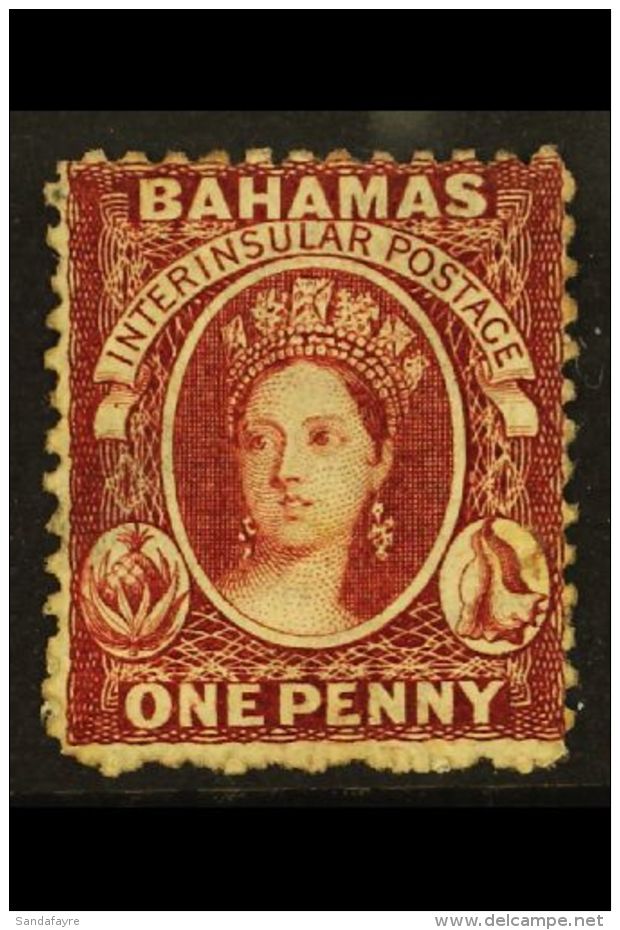 1863-77 1d Brown-lake Perf 12&frac12;, Inverted Watermark, SG 20w, Mint With Some Small Faults For More Images,... - Other & Unclassified
