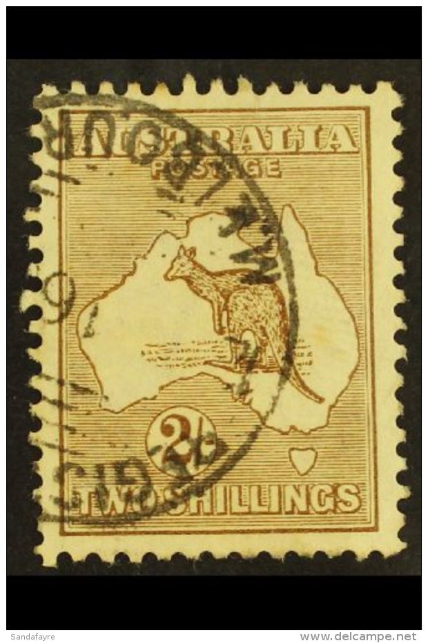 1915 2s Brown, 'Roo, Second Watermark, SG 29, Very Fine Used. For More Images, Please Visit... - Autres & Non Classés