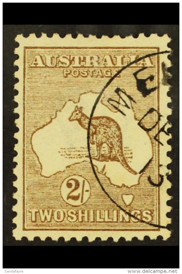 1913-14 2s Brown, 'Roo, First Watermark, SG 12, Very Fine Used With Cancelled To Order Postmark. For More Images,... - Other & Unclassified