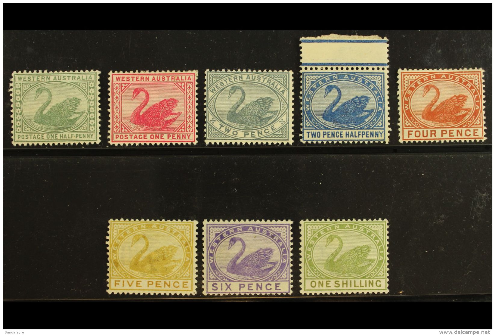 WESTERN AUSTRALIA 1885-93 Complete Set, SG 94/101, Fine Mint, Very Fresh. (8 Stamps) For More Images, Please Visit... - Other & Unclassified