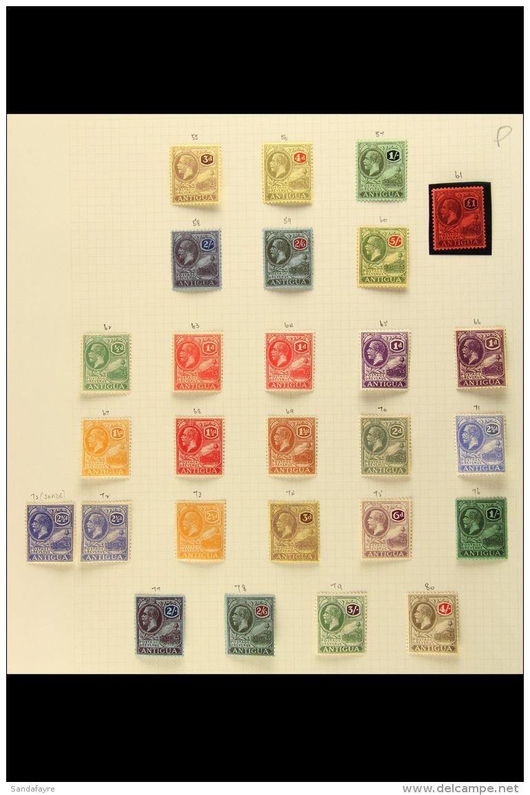 1921-29 MINT DEFINITIVES COLLECTION Neatly Presented On Album Pages. An Attractive Collection That Includes The... - Autres & Non Classés