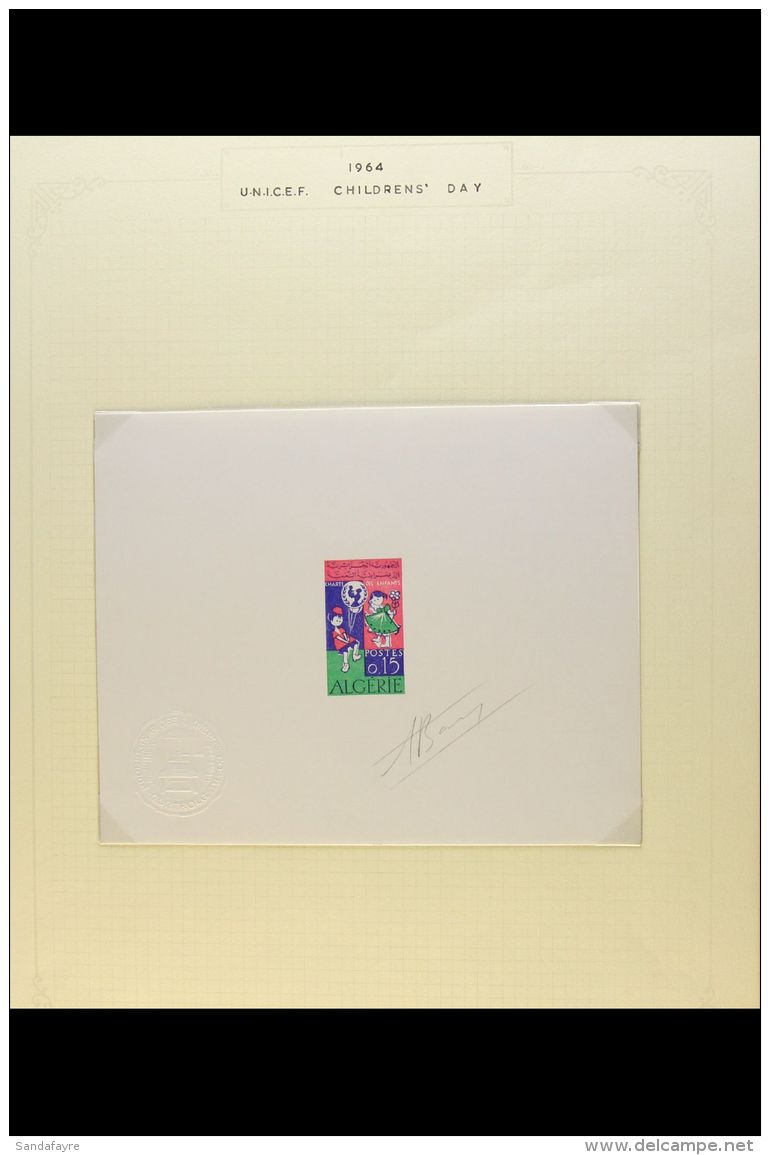 1964 15c Children's Charter (as Yvert 404, SG 441) Signed DIE PROOF In Issued Colours, Overall Approx 150 X 120mm.... - Autres & Non Classés