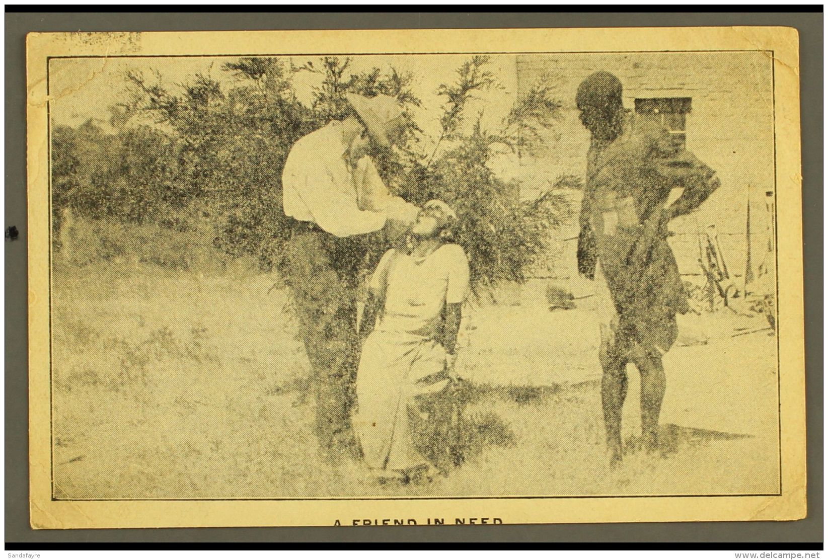 MISSIONARIES 1914 (Sep 22nd) PICTURE POST CARD Printed By The Rhodesian Mission Press, Sent From Rhodesia To USA... - Non Classés