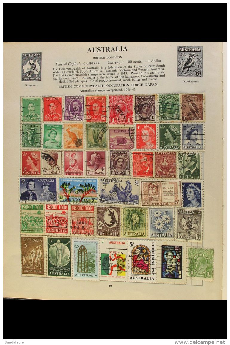 WORLD COLLECTION 1860s-1970s. A Chiefly All Different, "Old Time" Mint &amp; Used Collection In An Old "Strand"... - Autres & Non Classés