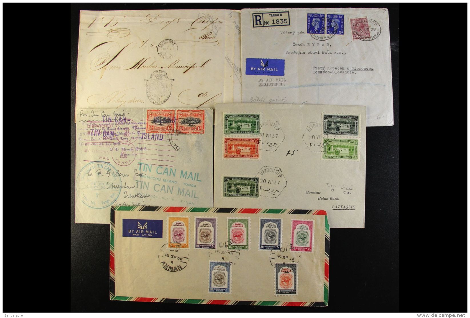 WORLD COVERS HOARD. Mostly 20th Century Accumulation Of Commercial &amp; Philatelic Covers &amp; Cards In A Box,... - Other & Unclassified