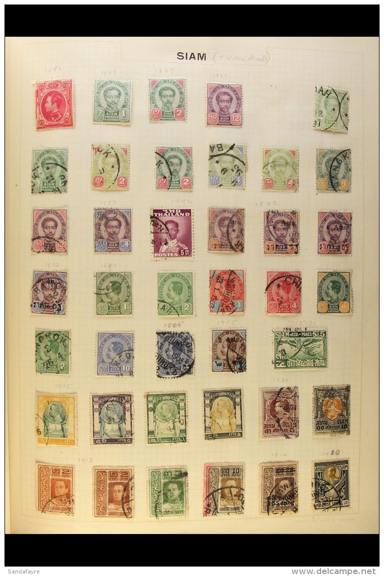 MASSIVE WORLD FOREIGN COUNTRIES COLLECTION A 19th Century To 1960's Mostly Used Collection Housed In Three Well... - Other & Unclassified