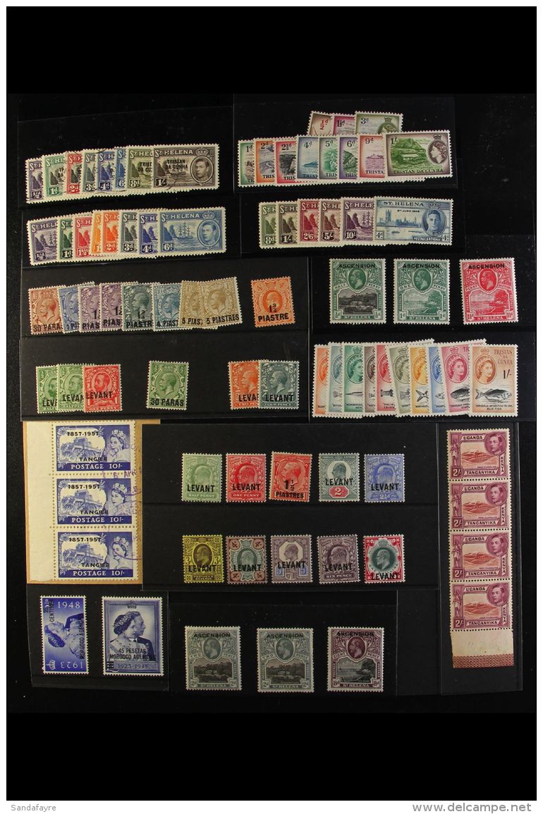 COMMONWEALTH MEGA-SORTER Good Looking Lot Containing ATLANTIC ISLANDS With ASCENSION Including 1922 Values To 8d... - Andere & Zonder Classificatie