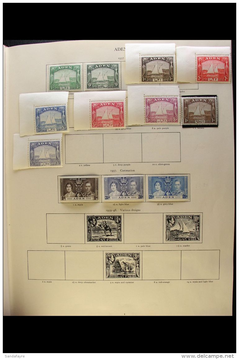 BRITISH COMMONWEALTH 1936-1952 ATTRACTIVE FINE MINT KGVI COLLECTION In A Stanley Gibbons 'King George VI' Album,... - Other & Unclassified