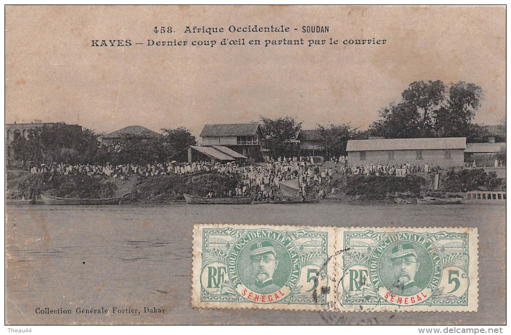 ¤¤   -  458   -  SOUDAN   -  KAYES   -  Dernier Coup D'Oeil En Partant Par Le Courrier    -   ¤¤ - Sudan