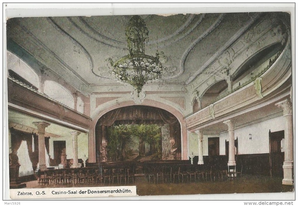 ZABRZE CASINO SAAL DER DONNERSMARCKHUTTE - Polen