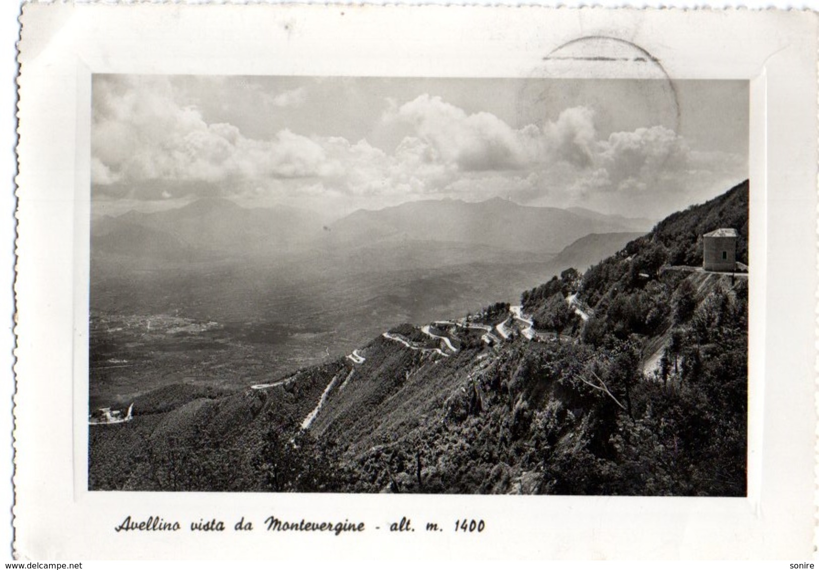 AVELLINO VISTO DA MONTEVERGINE - VERA FOTO ED.CORVINO - VG 1949 FG - C183 - Avellino