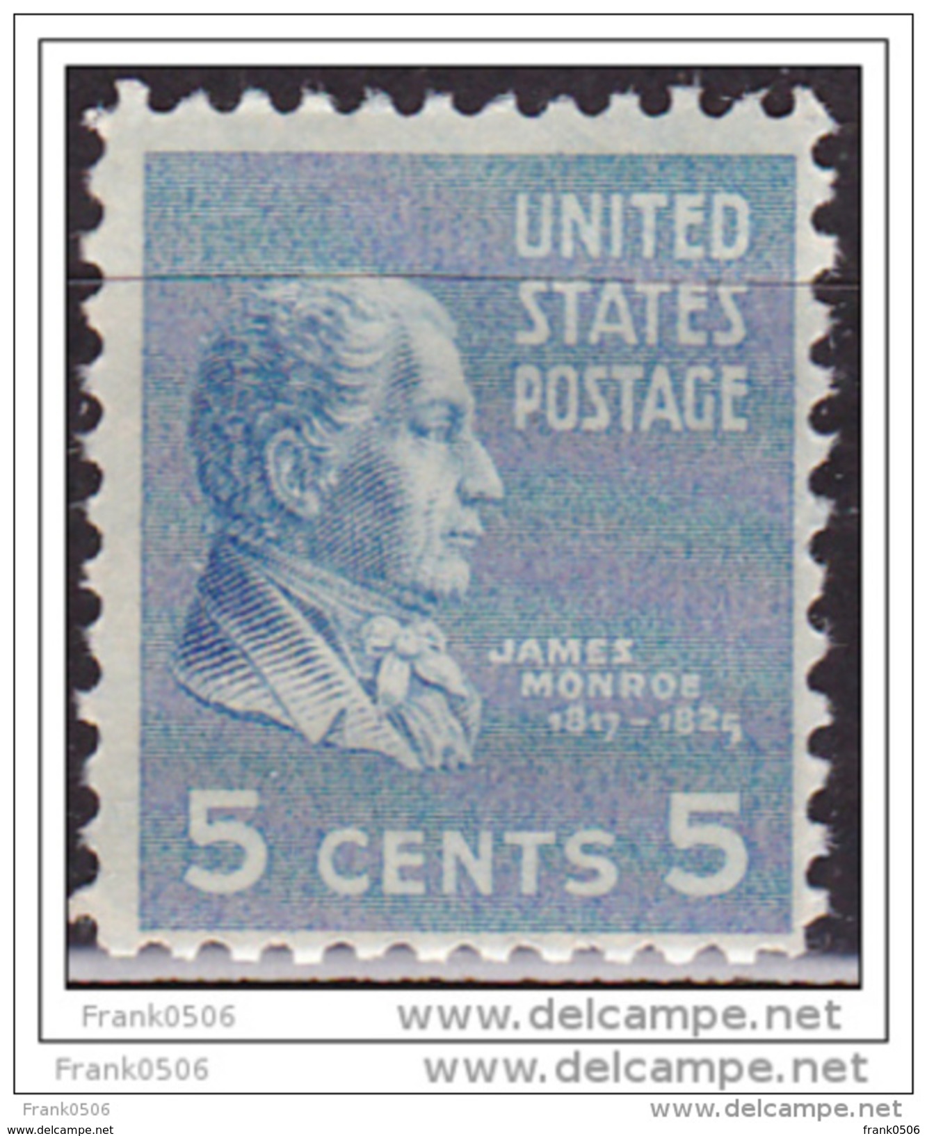 USA 1938, Presidential Issue, James Monroe, 5c, MNH - Ungebraucht