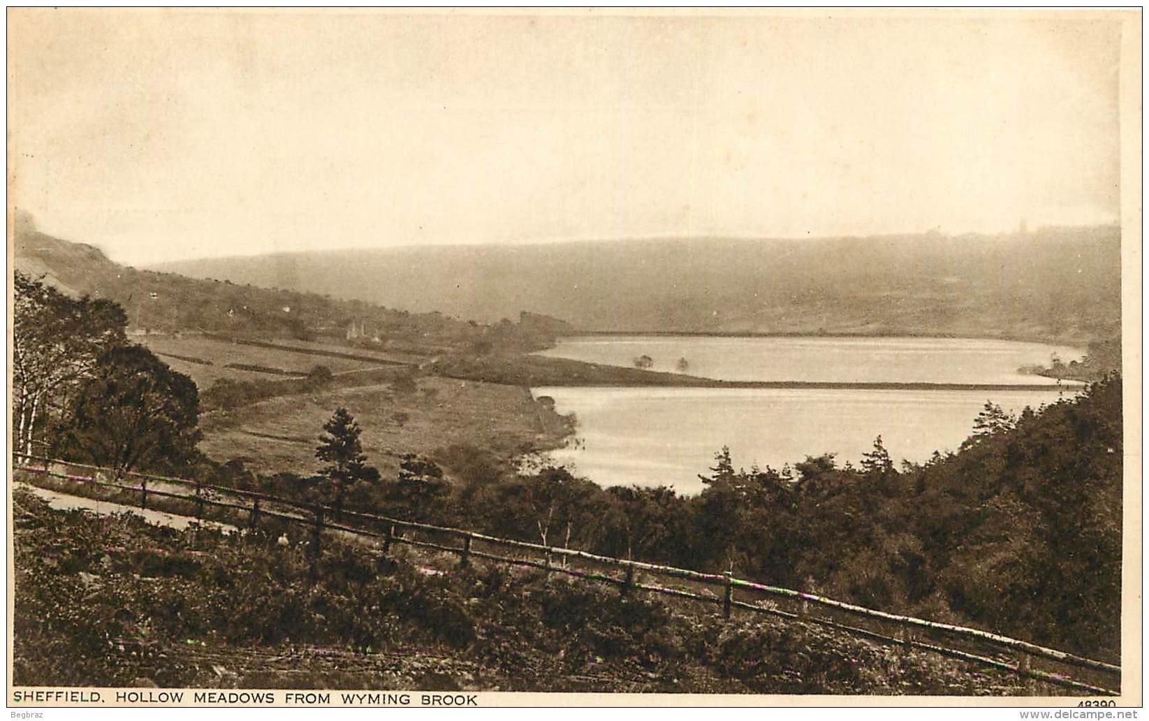 SHEFFIELD     HOLLOW MEADOWS FROM WYMING BROOK - Sheffield