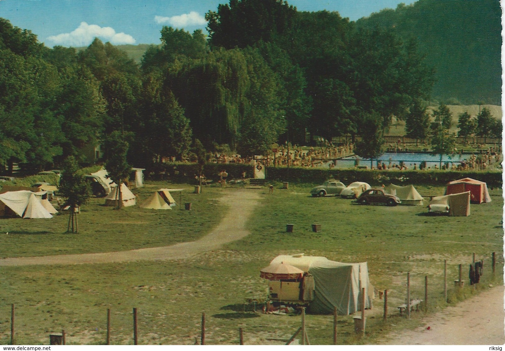 Karlstadt A. Main.  Schwimmbad Und Campingplatz.  Germany.  A-3490 - Karlstadt