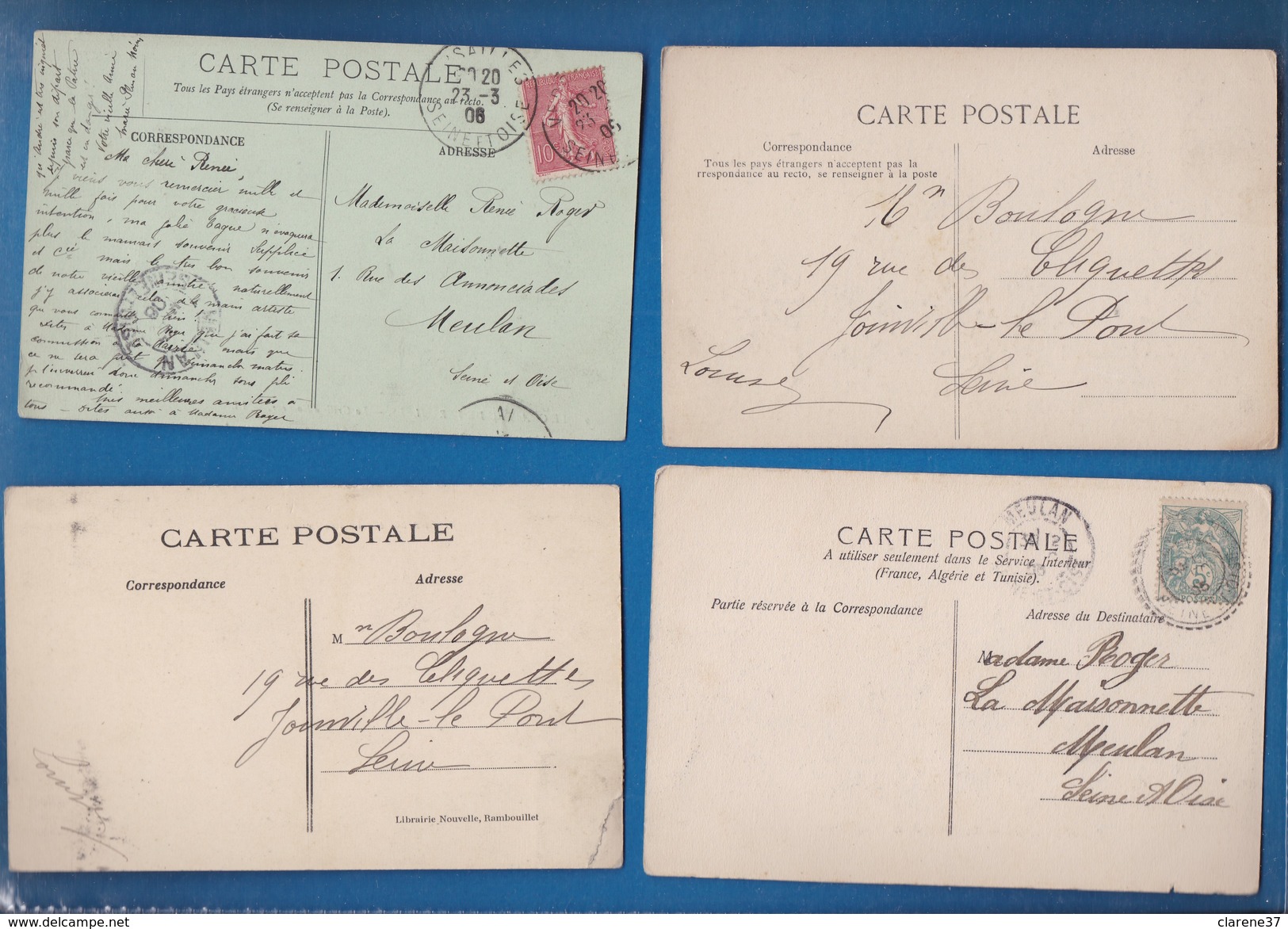 78 YVELINES ,Lot De 4 Cartes - Other & Unclassified