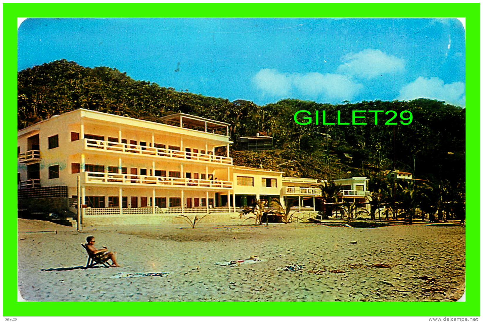 MEXICO - TROPICANA HOTEL UNIQUE - IMPRESO OF THE BEACH IN MEXICO - TRAVEL IN 1962 - Mexique