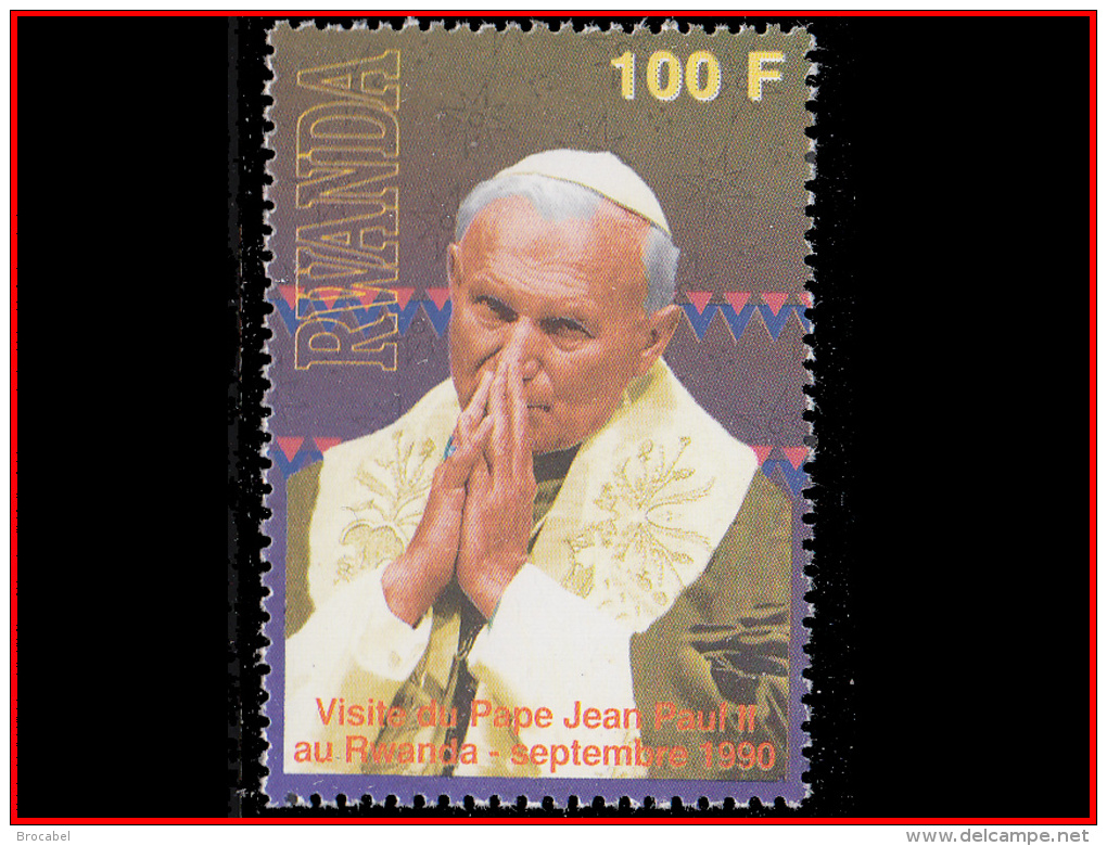 Rwanda 1379**  Jean Paul II Au Rwanda  MNH - Neufs