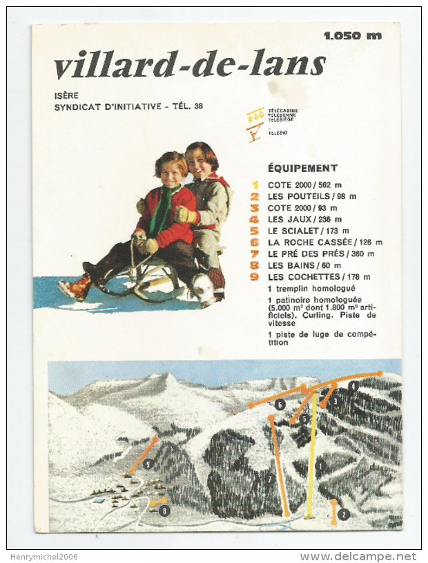 Isère - 38 - Villard De Lans Par La Station Bp , Syndicat D'initiative 1963 - Villard-de-Lans