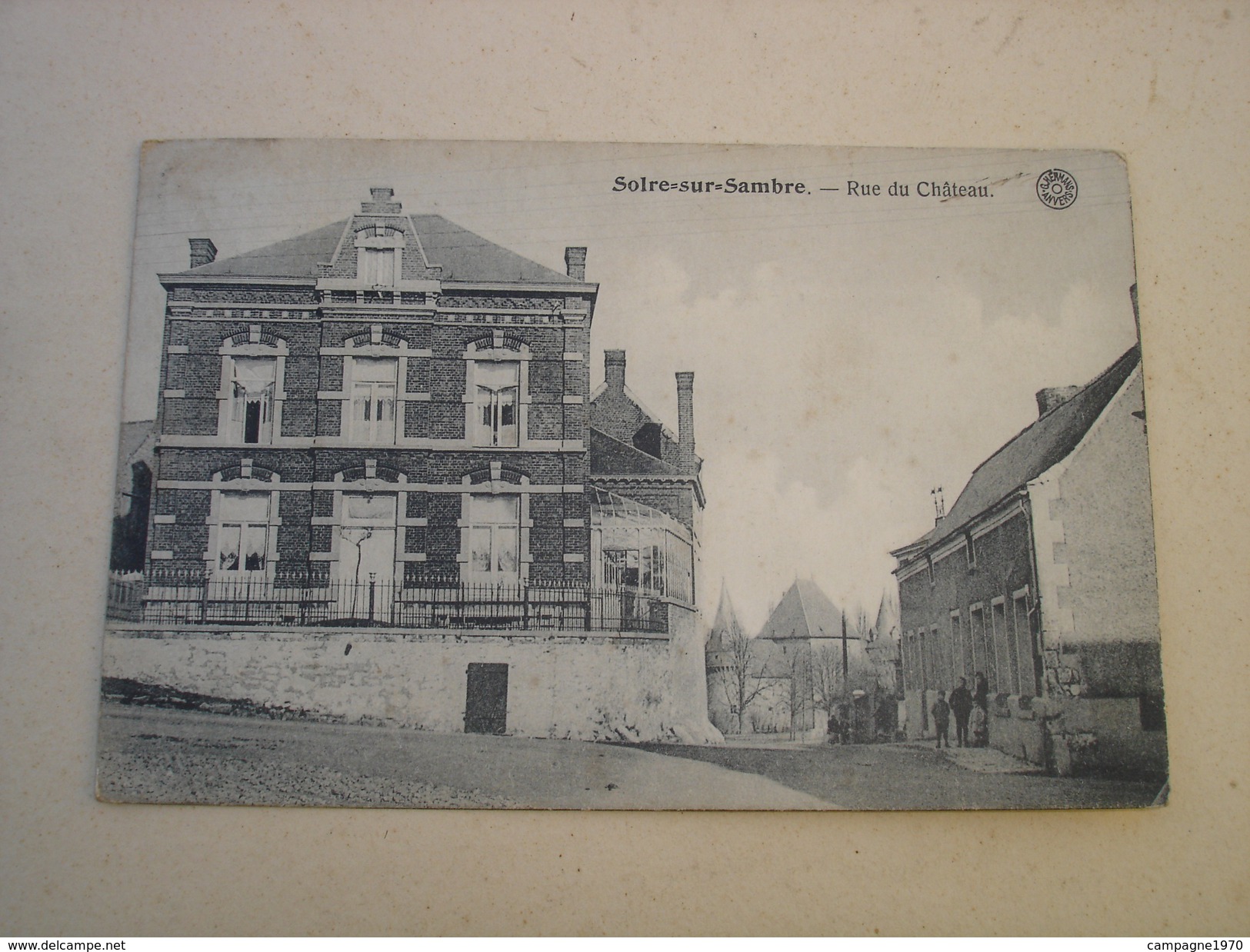 CPA - SOLRE SUR SAMBRE ( ERQUELINNES MERBES ) - RUE DU CHATEAU ( 1920 ) - Erquelinnes