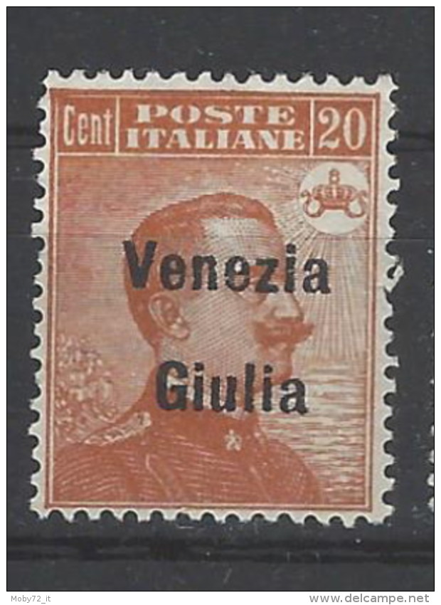 Venezia Giulia - 1918/19 - Nuovo/new MH - Sovrastampati - Sass N. 23 - Venezia Giulia