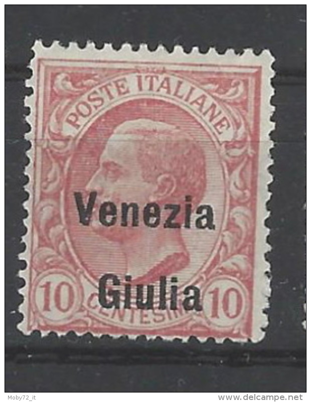 Venezia Giulia - 1918/19 - Nuovo/new MH - Sovrastampati - Sass N. 22 - Venezia Giulia
