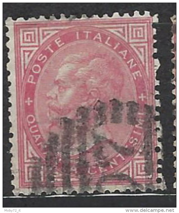 Italia - 1863/65 - Usato/used - Vittorio Emanuele II - Sass N. 20 - Gebraucht