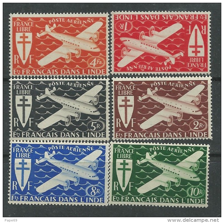 Inde P.A. N° 1 / 6 XX  Série D Londres : Les 6 Valeurs Sans  Charnière, TB - Unused Stamps