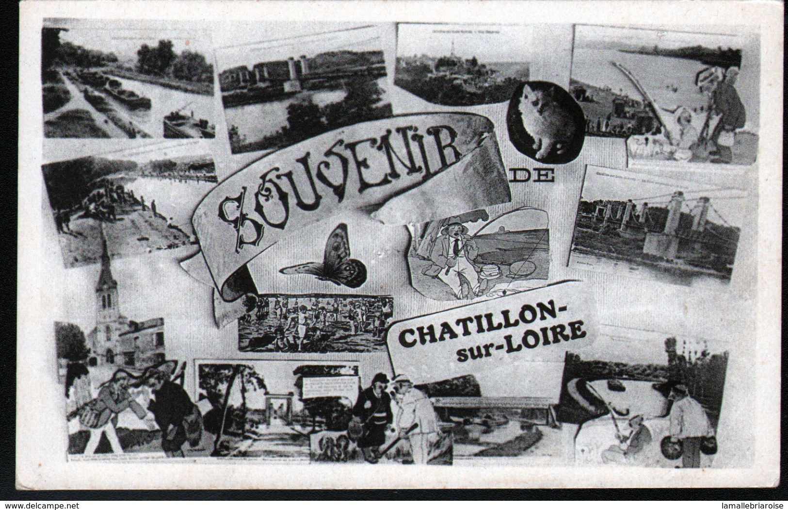 45, SOUVENIR DE CHATILLON SUR LOIRE, MULTI VUES - Chatillon Sur Loire