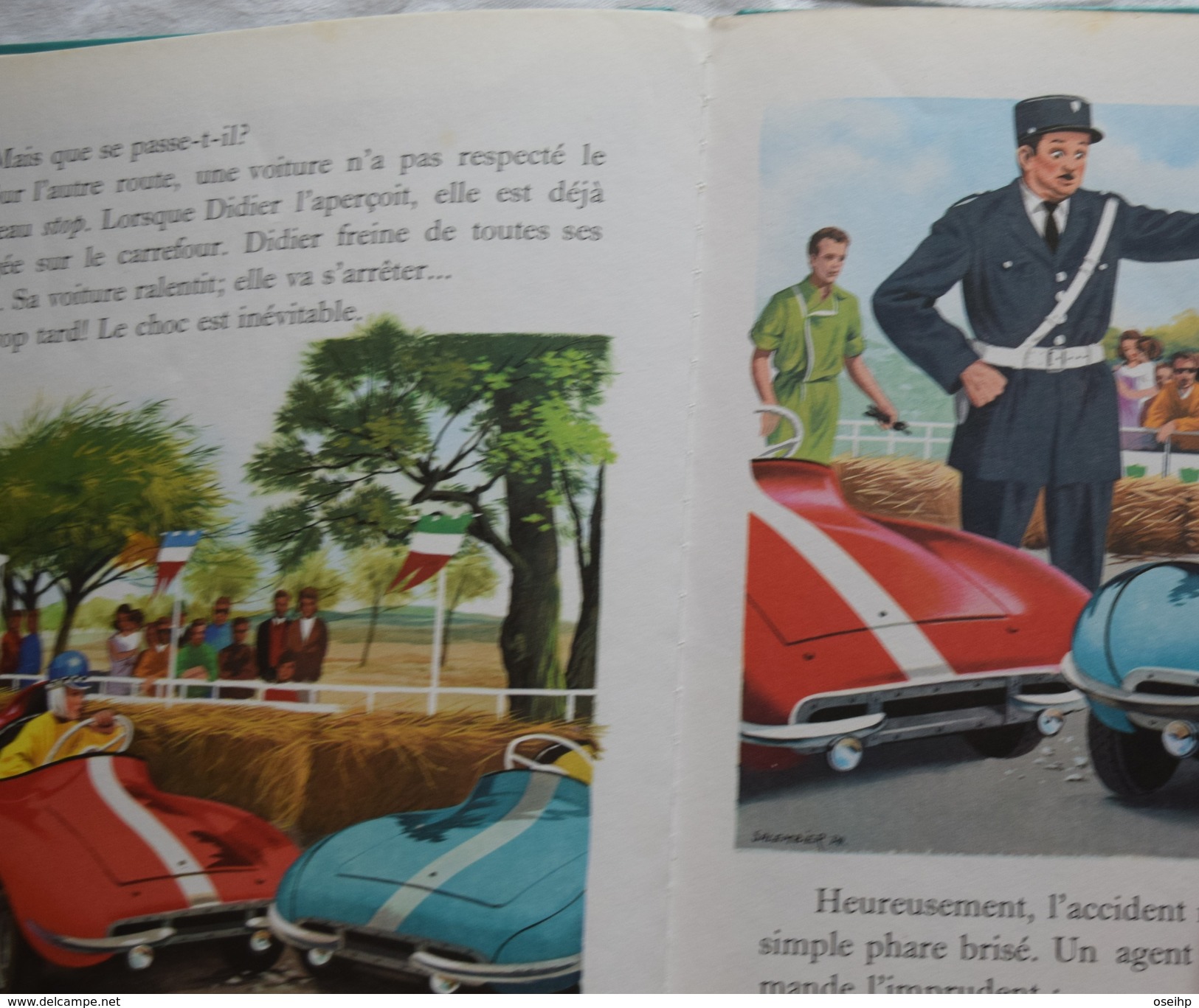 Alain Grée Philippe Salembier DIDIER Sur Le Circuit Miniature  Farandole Casterman 1974 - Automobile Ancien Livre Enfant - Casterman