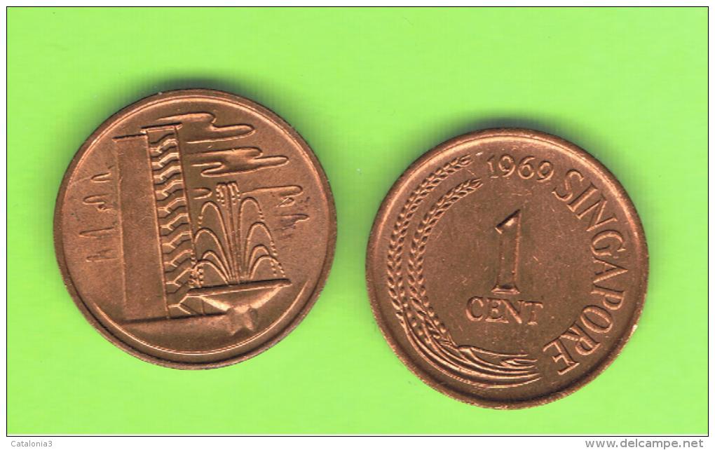 SINGAPUR - SINGAPORE - 1 Cent KM1 - 1969 - Singapore