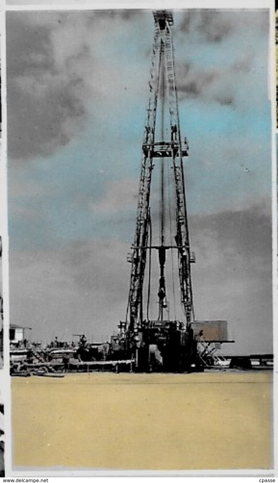 CPSM ALGERIE - Souvenir Du Sud Algérien (Vues Multiples Dont Puits De Pétrole) - Altri & Non Classificati