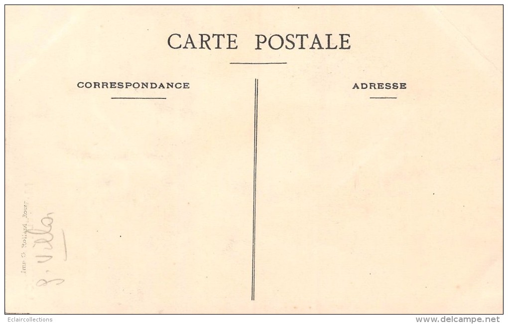 Illustrateur   Villa     Marcel Hanriot  Aviateur Né A Champlitte  70 Le  08/06/1894  Décédé A Nice 31/03/1961.  (pli) - Autres & Non Classés