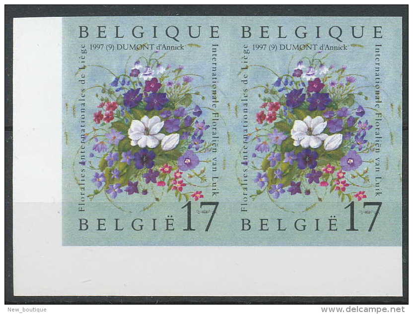 NB- N° 2702, Floralies Internationales De Liège. En Paire Avec Cdf. - Autres & Non Classés