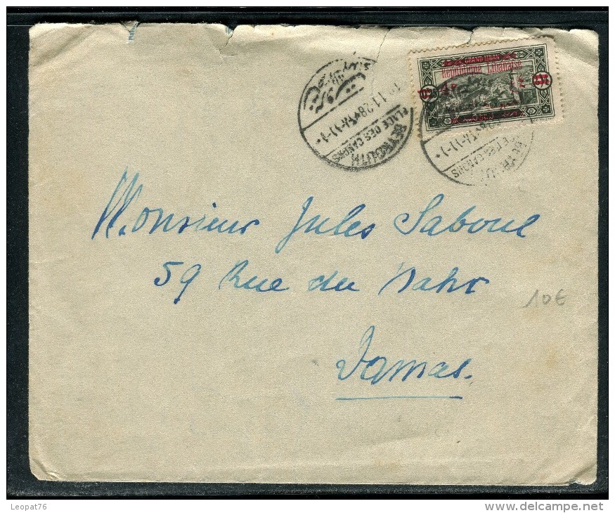 France / Grand Liban - Enveloppe De Beyrouth Pour Damas En 1928 - Réf D 53 - Cartas & Documentos