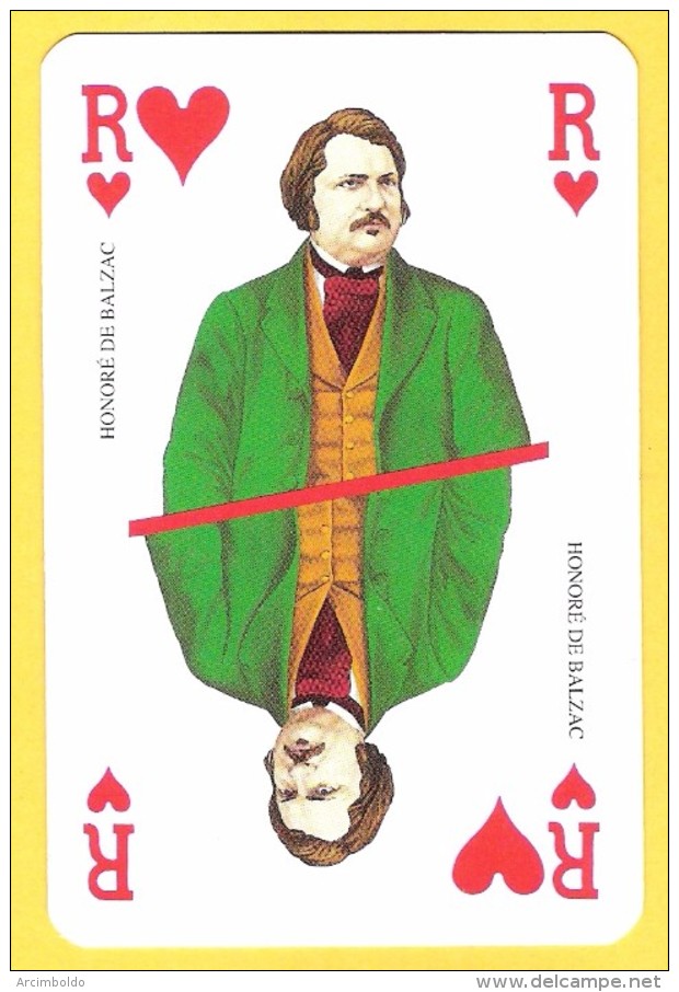 Roi De Coeur Balzac - Verso Le Club - Cartes à Jouer Classiques