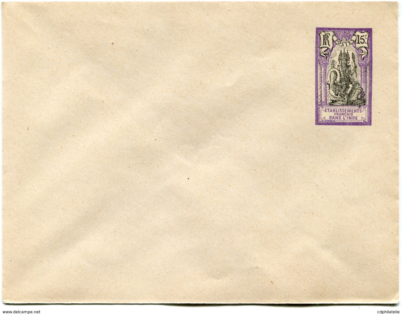 INDE ENTIER POSTAL (ENV. 35) - Covers & Documents