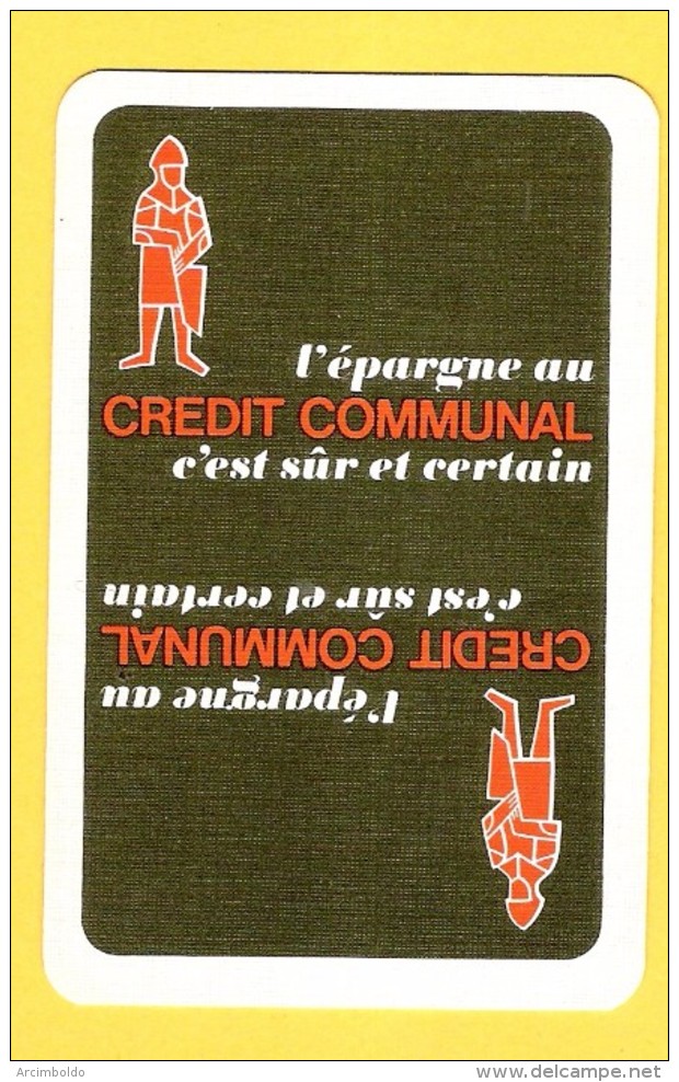 Pub Crédit Communal (banque) - Cartes à Jouer Classiques
