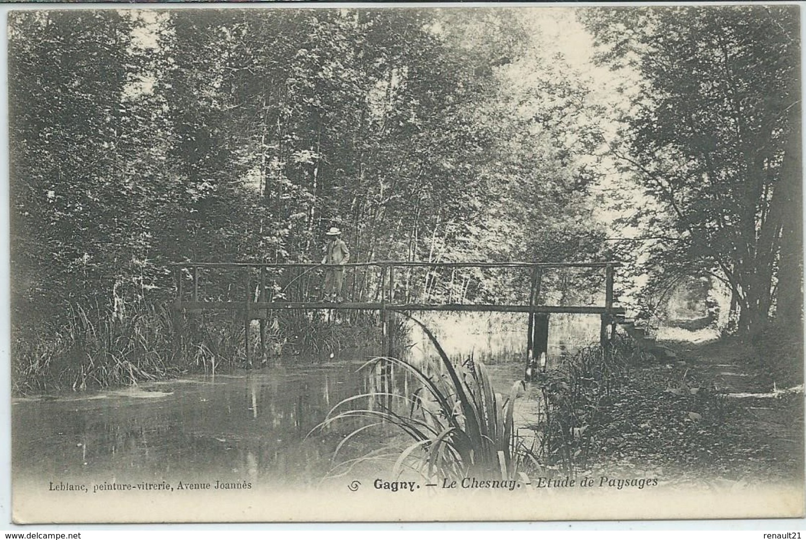 Gagny-Le Chesnay-Étude De Paysages (Légère Corne D'angle Haut à Droite,voir Scan)-(CPA) - Gagny