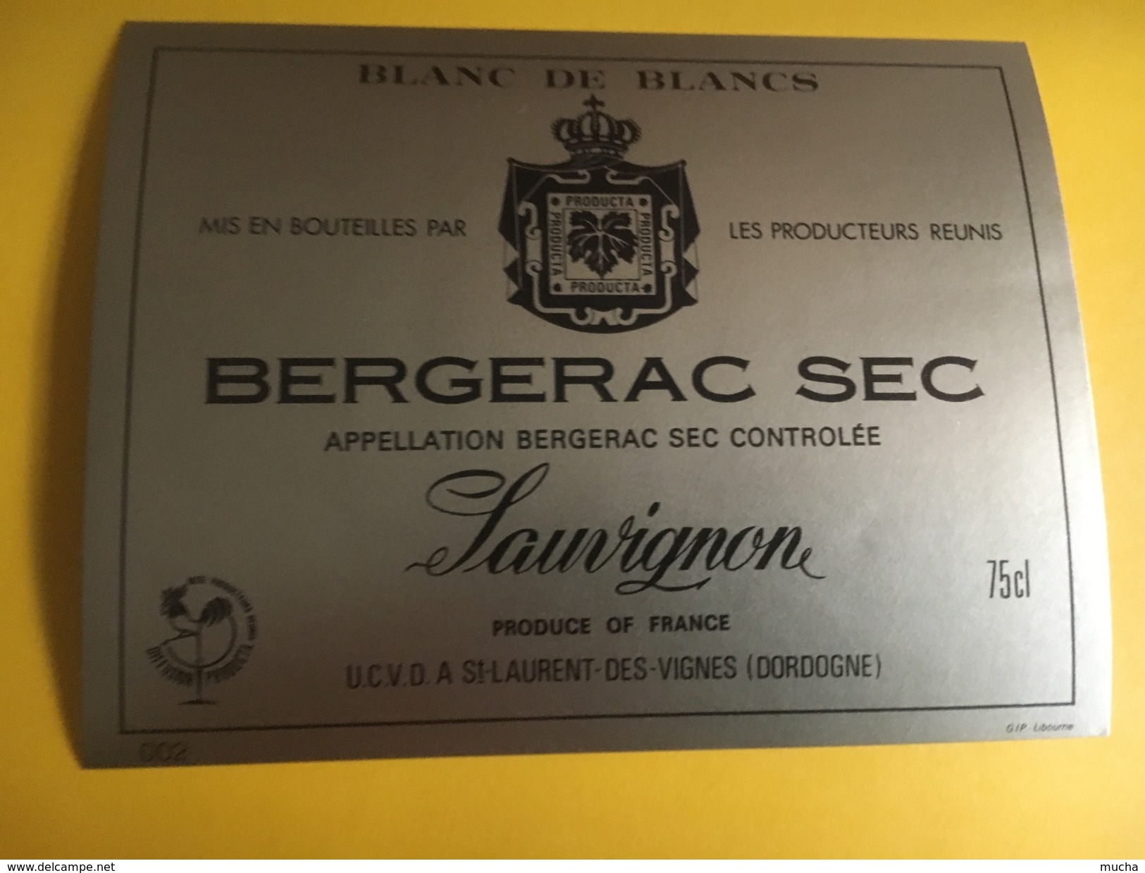 2665 - Bergerac Sec Sauvignon Blanc De Blancs - Bergerac