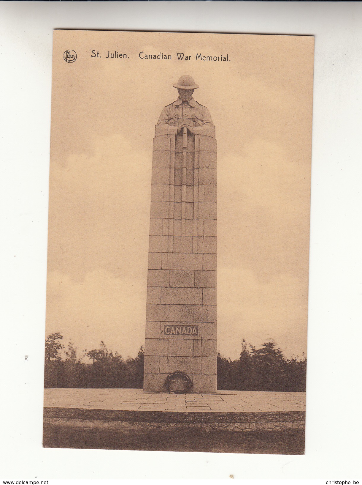 St Julien, Canadian War Memorial (pk31518) - Langemark-Poelkapelle