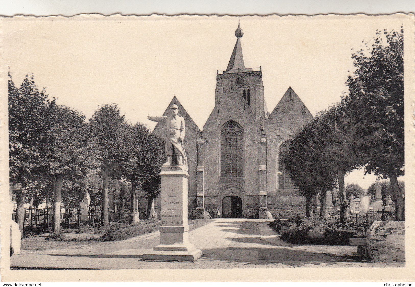 Alveringem, Kerk Gedenkteken 1914-18 (pk31521) - Alveringem