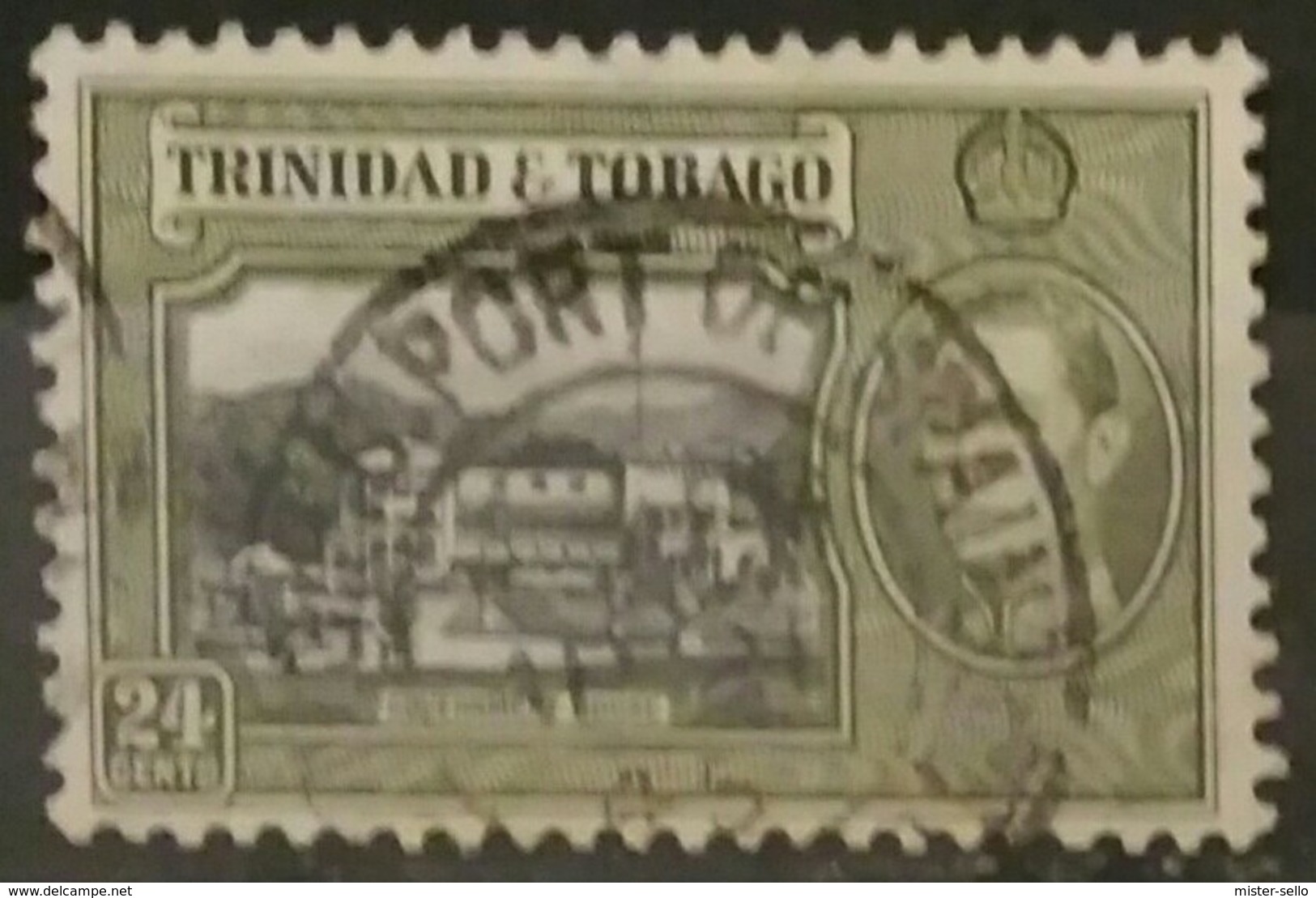TRINIDAD Y TOBAGO 1938 -1944 King George VI, Landscapes And Buildings. USADO - USED. - Trinidad & Tobago (1962-...)